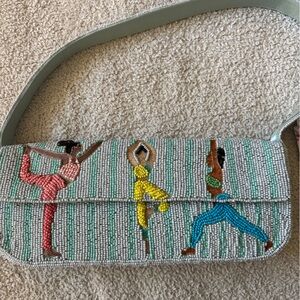 India Boutique Yoga Girl Beaded Shoulder Bag 🧘🏼‍♀️